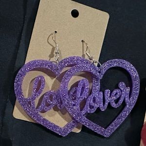 Taylor Swift New Lover Purple Dangle Earrings🤩🎆